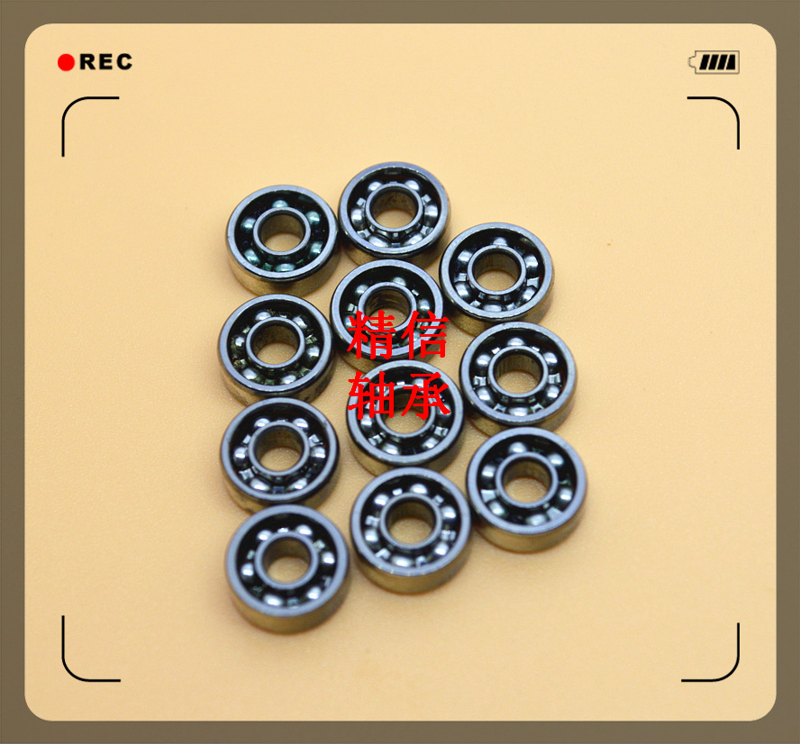 生产制造MR93开式轴承 3x9x2.5轴承 磨孔加工