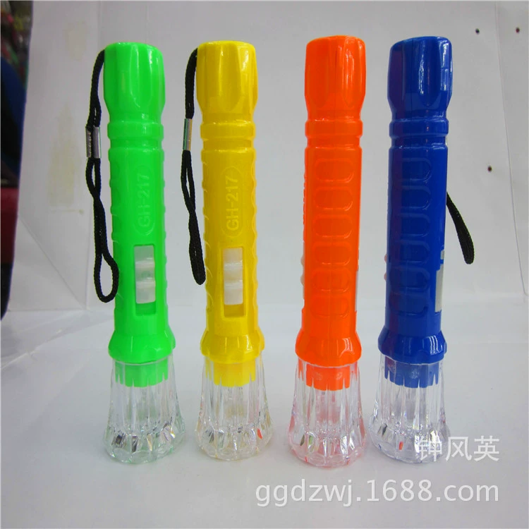 Фонарик оптовой пластиковый фонарик сменный электронный фонарик Прозрачный головной фонарик GH217