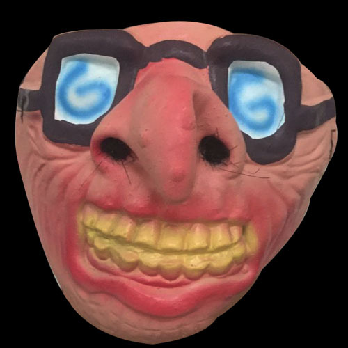 Halloween bar fiesta suministros mascarada máscara de rendimiento látex media cara máscara rendimiento divertido látex carretera