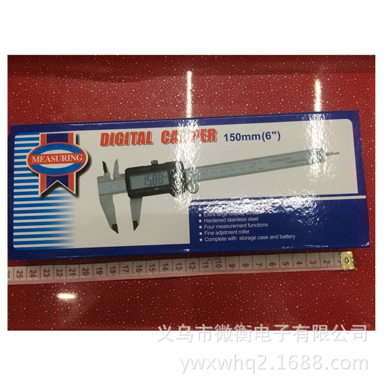 批发供应150英文数显卡尺电子卡尺出口英文