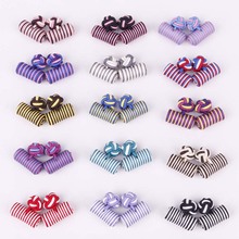 现货特色绳结扣中国结纽扣时尚男士衬衣袖扣外贸拼色DIY编织线扣