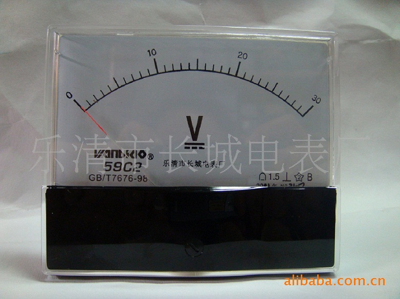 供应长城电表厂 59C2 30V 直流电压表     指针式