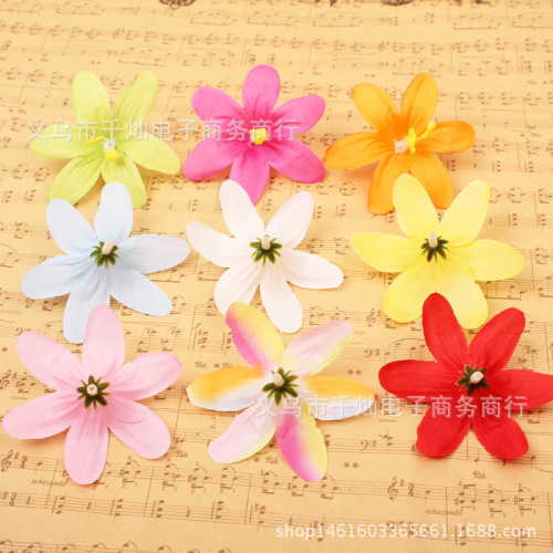 仿真小兰花  DIY花环材料花  服装搭配装饰花 场景布置花批发