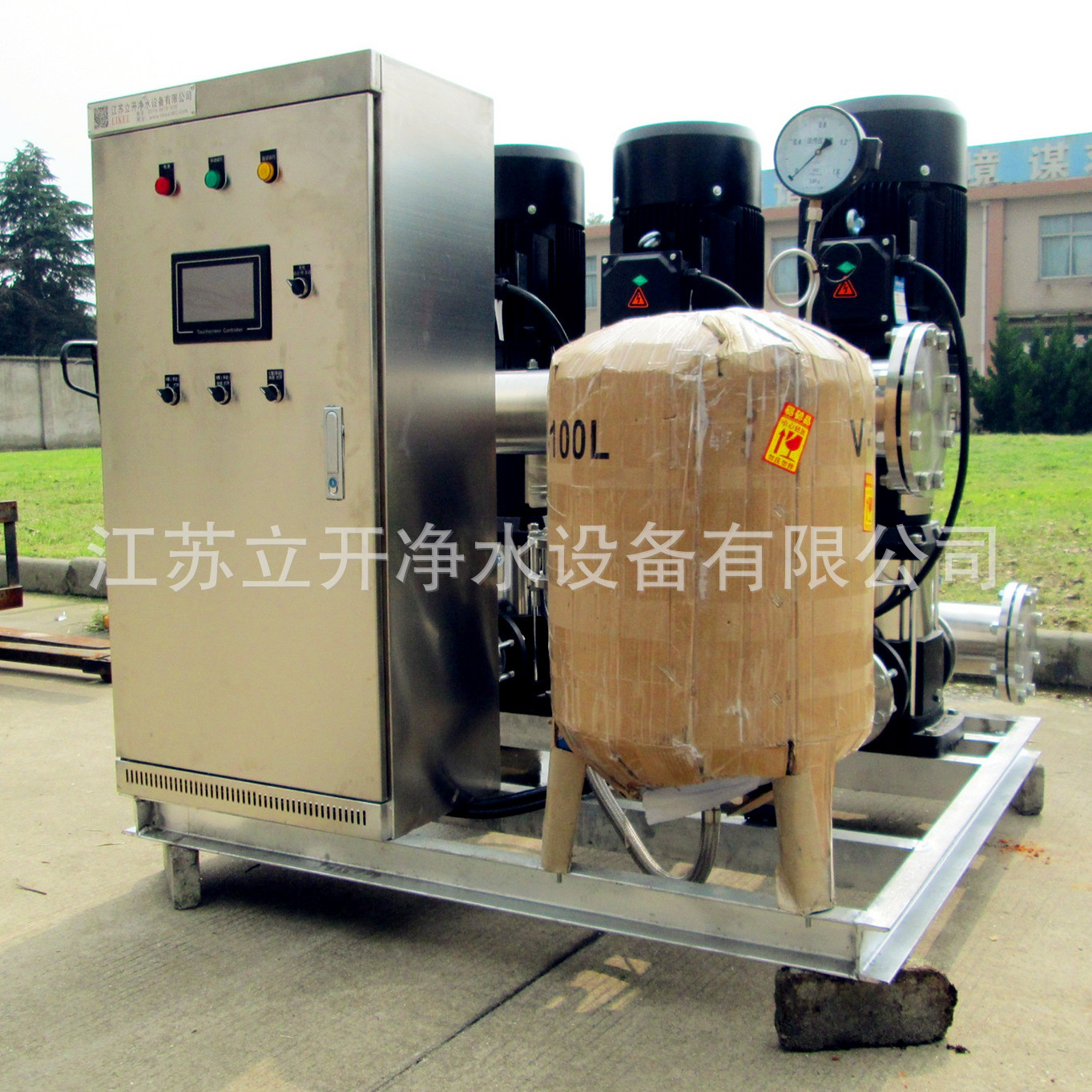 厂家全自动无负压恒压供水设备/变频给水泵组/二次加压箱泵一体化