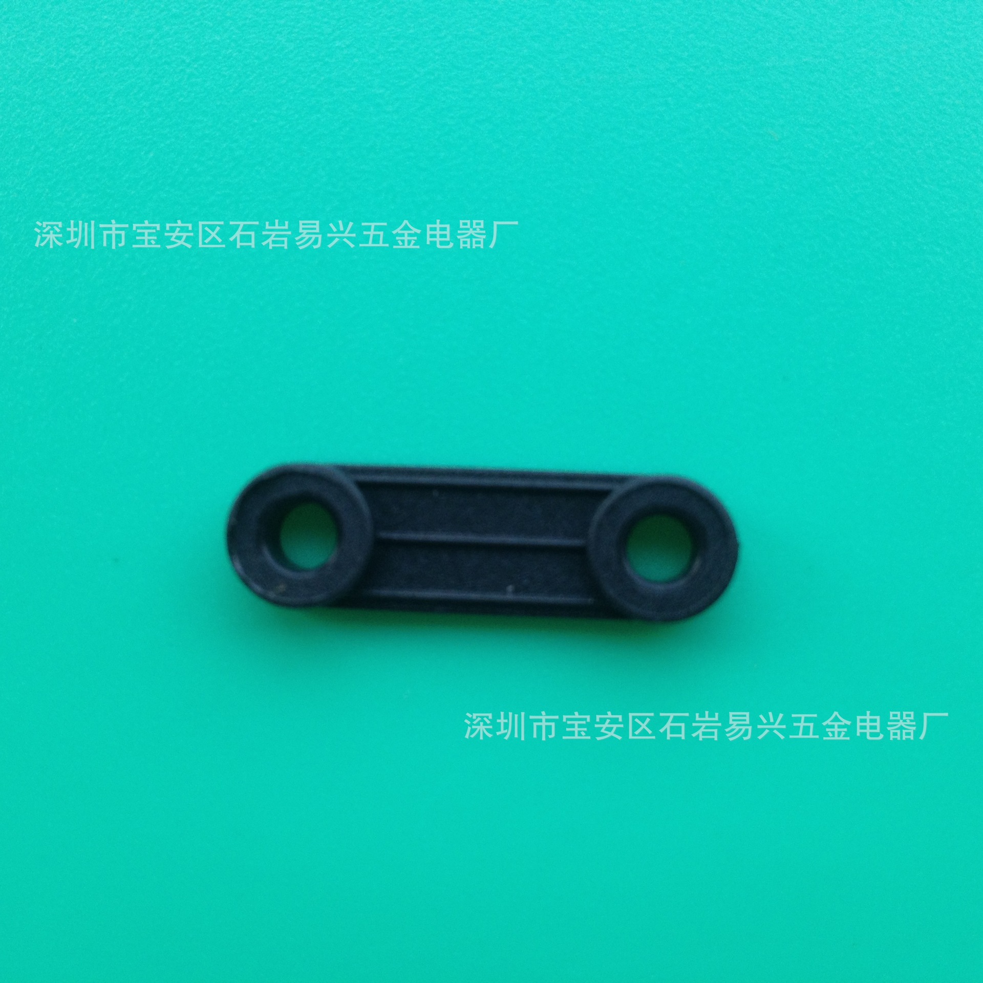 现货供应 压线板 255圆角压线夹/压线片/压线板4.3孔 黑色 25*7.5