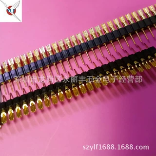 2.54mm各种特殊规格镀金圆孔排针排母 （可按客户要求制做）