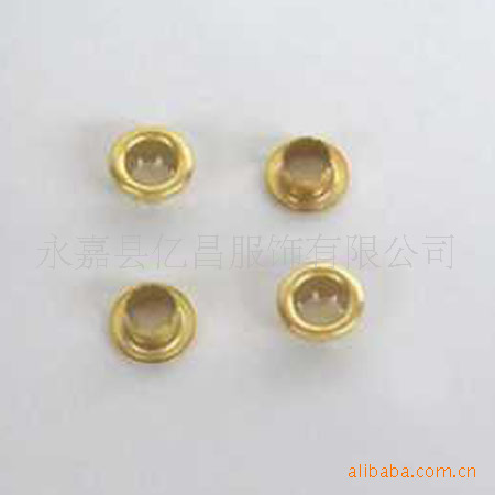 服装气眼金属吾眼鸡眼鞋盒扣子蓬圈铜扣眼刻字气眼扣子现货批发