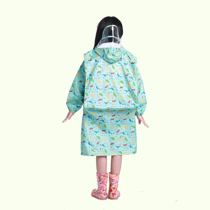 Schoolbag와 블루 공룡