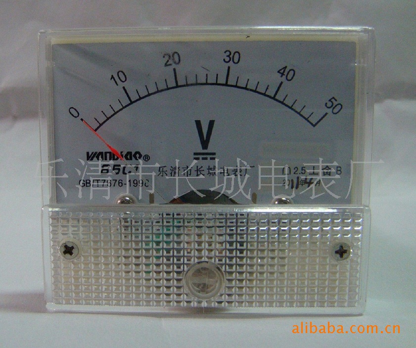 供应长城电表厂 85C1  50V 直流电压表 指针式