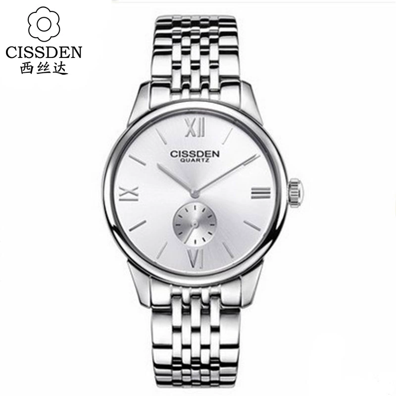 Swiss watch, waterproof ultra thin steel belt, quartz watches for students, dial, high-quality style, Switzerland, men's style