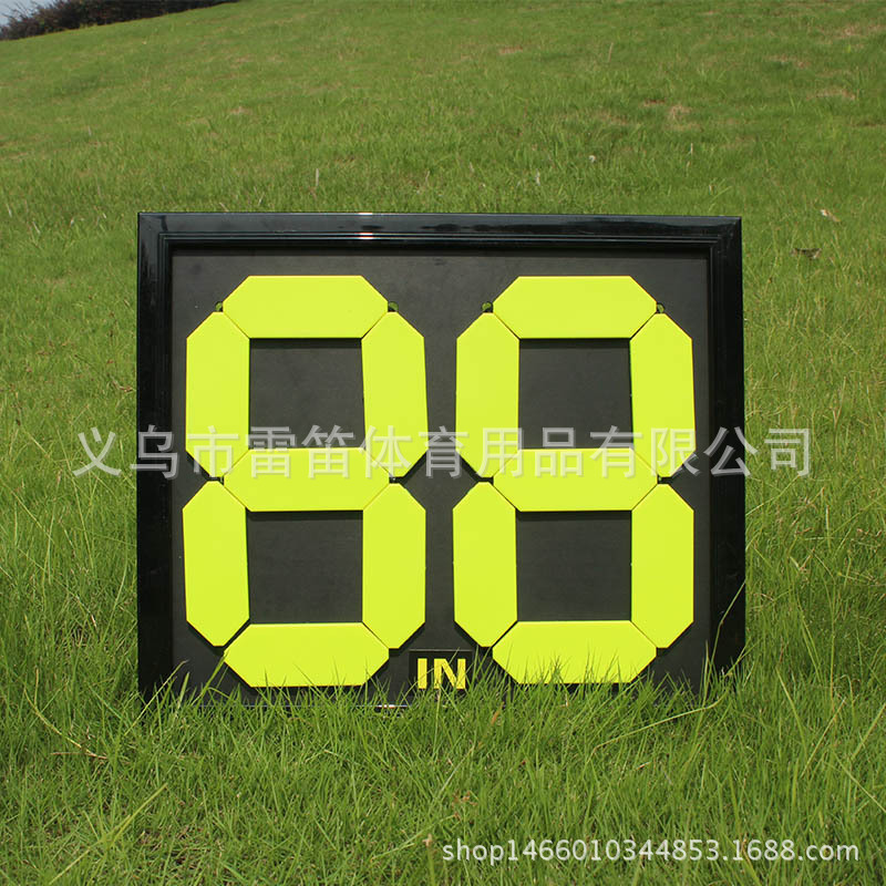 Football Replacement Card Two-sided Manual Football Replacement Card Referee's Football Replacement Card