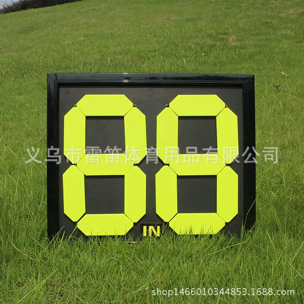 Football Replacement Card Two-sided Manual Football Replacement Card Referee's Football Replacement Card