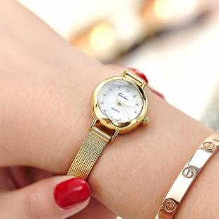 Genuine brand fashion watch women's quartz watch small dial women's watch thin strap bracelet retro personalized women's watch
