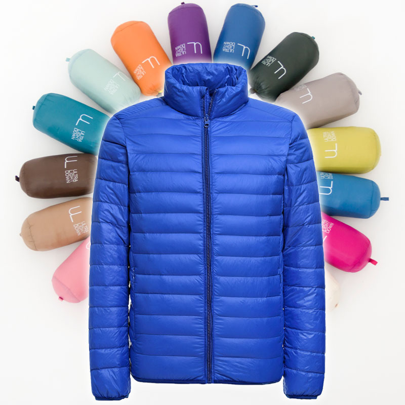 2020 Autumn and Winter New Ultra Light Thin Down Jacket Men's Stand Collar Slim-fit Large Size Casual Short Jacket Clearance Trendy 2020 Autumn and Winter New Ultra Light Thin Down Jacket Men's Stand Collar Slim-fit Large Size Casual Short Jacket Clearance Trendy