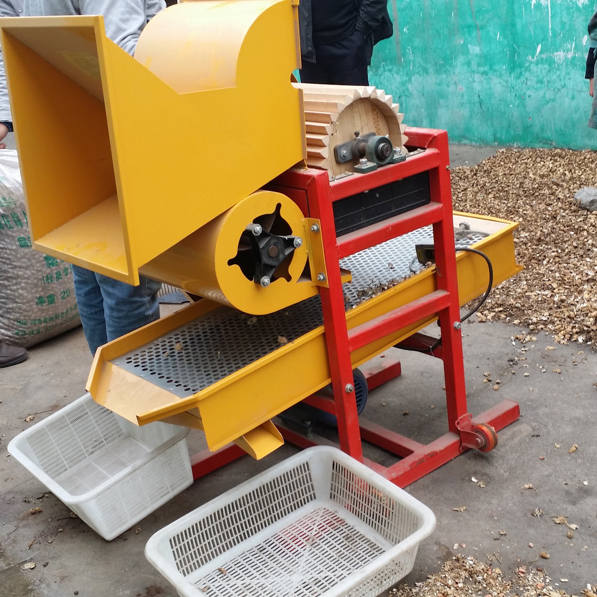 大型花生种子剥壳机 自动回剥去壳机 花生专用剥壳机