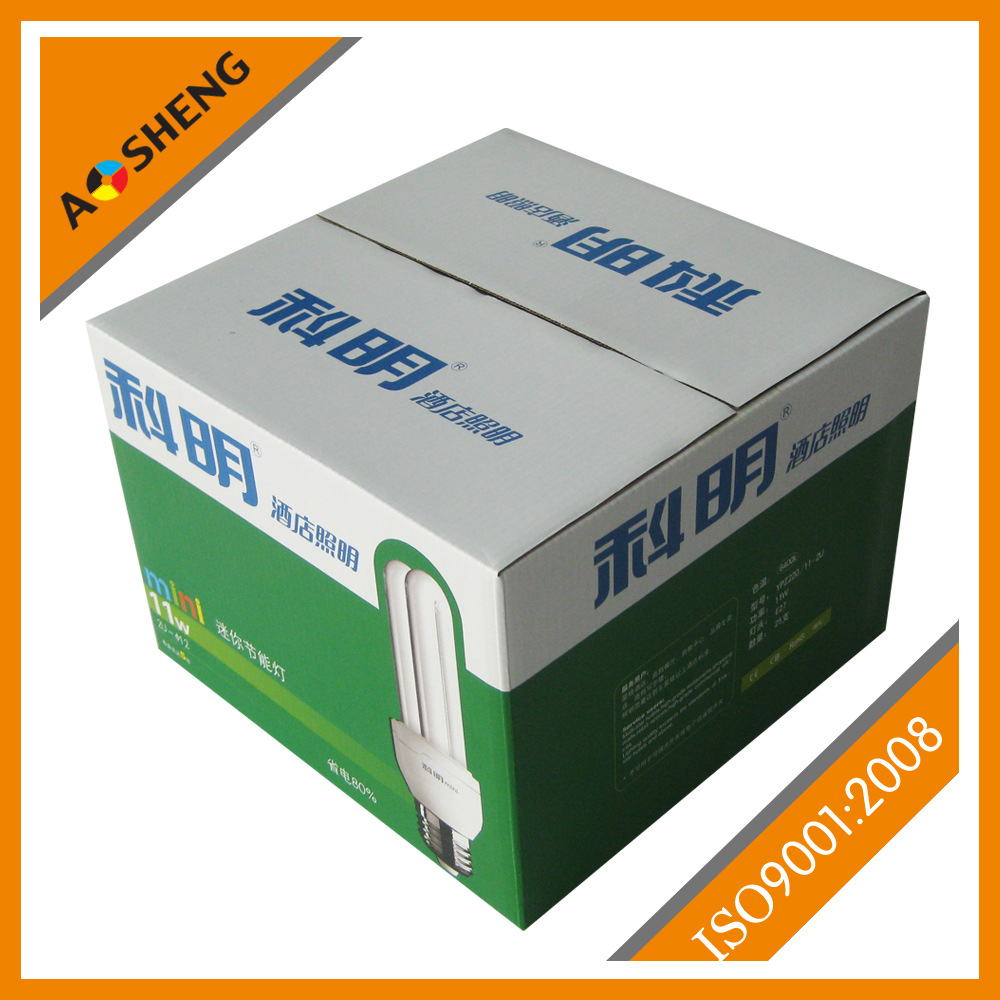 厂家生产批发 LED灯瓦楞彩箱 高档灯具包装彩箱纸箱 彩盒包装箱子