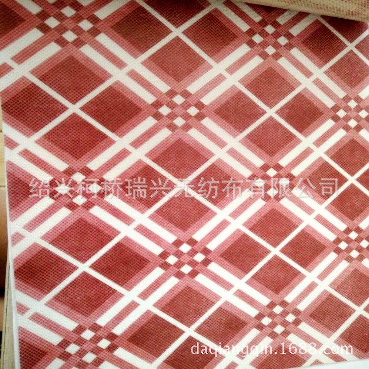 PP印花无纺布面料 厂家供应 服装衬里收纳包装无纺布布料