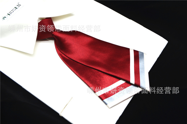 Nueva mujer de doble pieza llanura tira horizontal hebilla corta profesional ropa formal negocio ropa de trabajo corbata