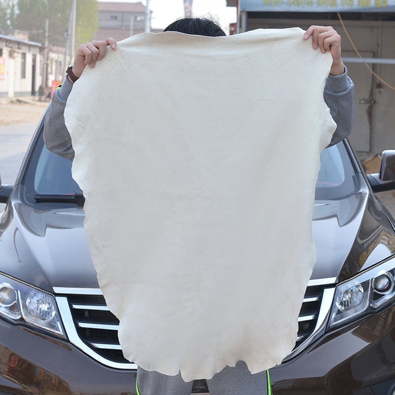 厂家批发供应50*70cm擦车麂皮麂皮巾麂皮布擦车鹿皮擦车巾