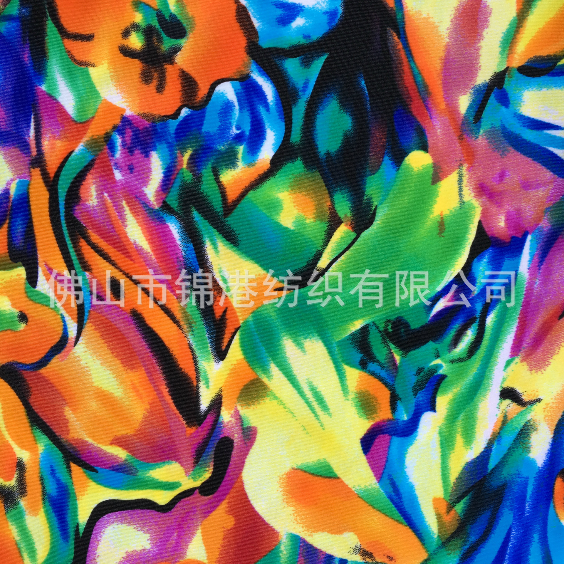 厂价直供 锦纶弹力针织泳衣面料 骑行服运动瑜珈服专用弹力布