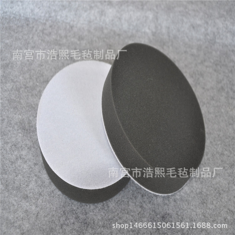 厂家7寸海绵轮还原盘 自粘平面海绵球抛光盘180波浪海绵盘
