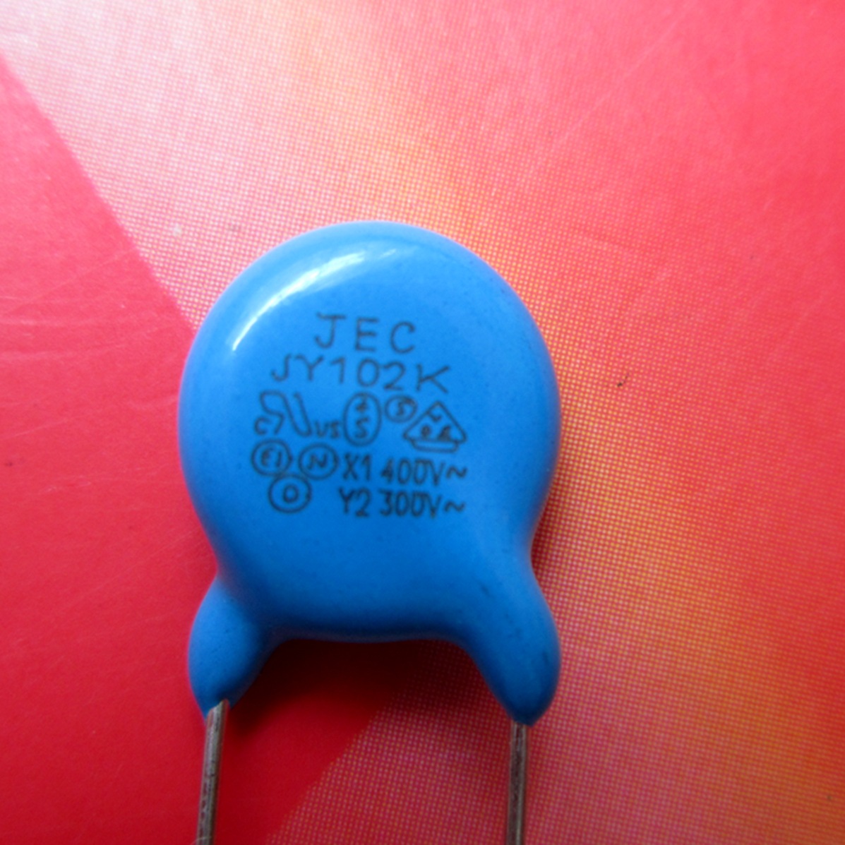 安规Y2电容102K250VACJY102K300V ±10% 陶瓷电容器  CT7高频高压