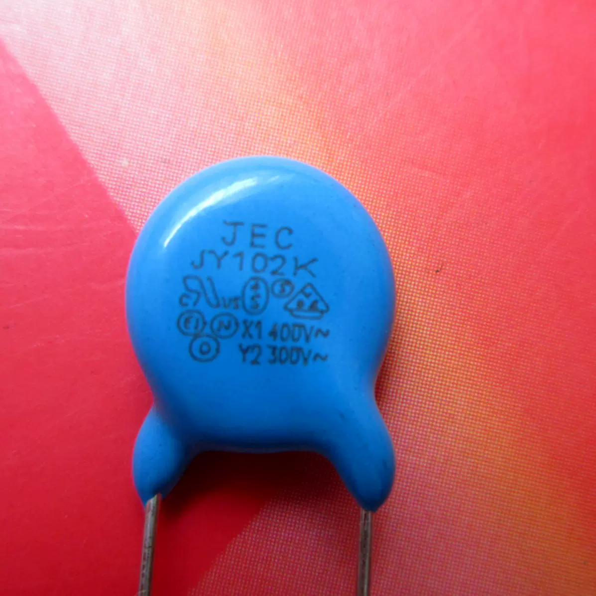 安规Y2电容102K250VACJY102K300V ±10% 陶瓷电容器  CT7高频高压