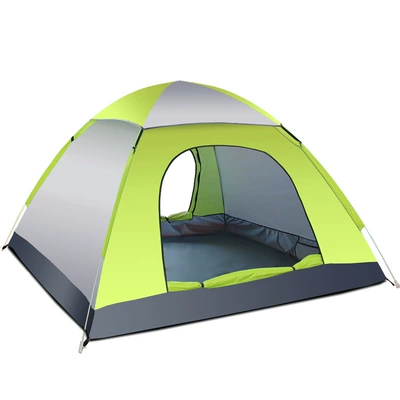 Camping Tent 3-4 Folding — Avtomobil dam çadırları - 3-4-people-gray-green-3-4-people