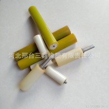 橡胶压轮 滚轴PU包胶不锈钢包胶滚 铝轴包胶