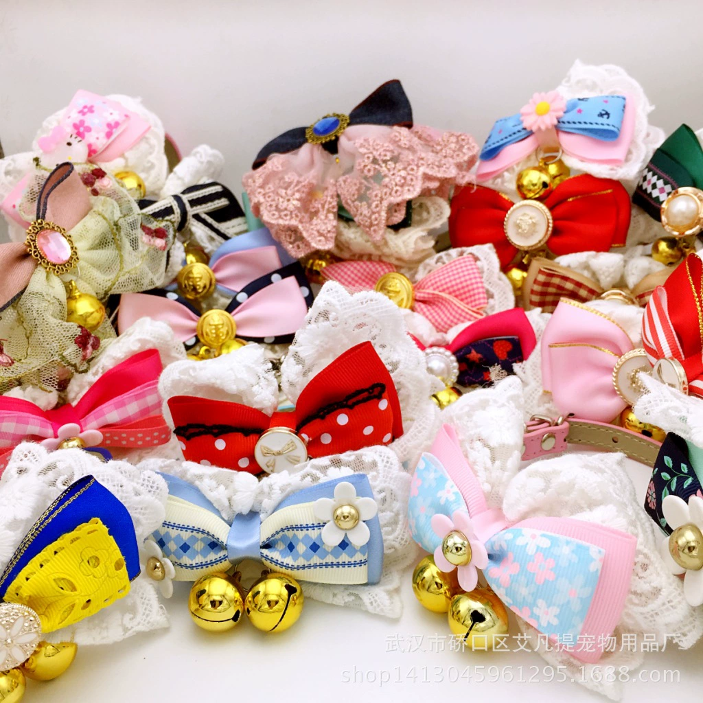 Лук поводок для собак плюшевый поводок для собак P цепь ошейник для маленьких собак товары для домашних животных