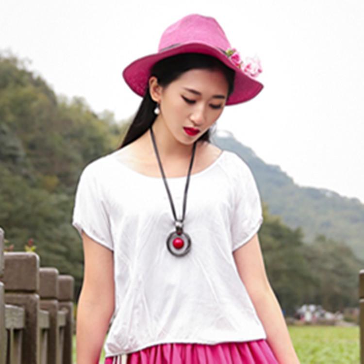 2023 ethnic style women's necklace creative retro necklace ladies sweater chain fashion pendant manufacturers wholesale