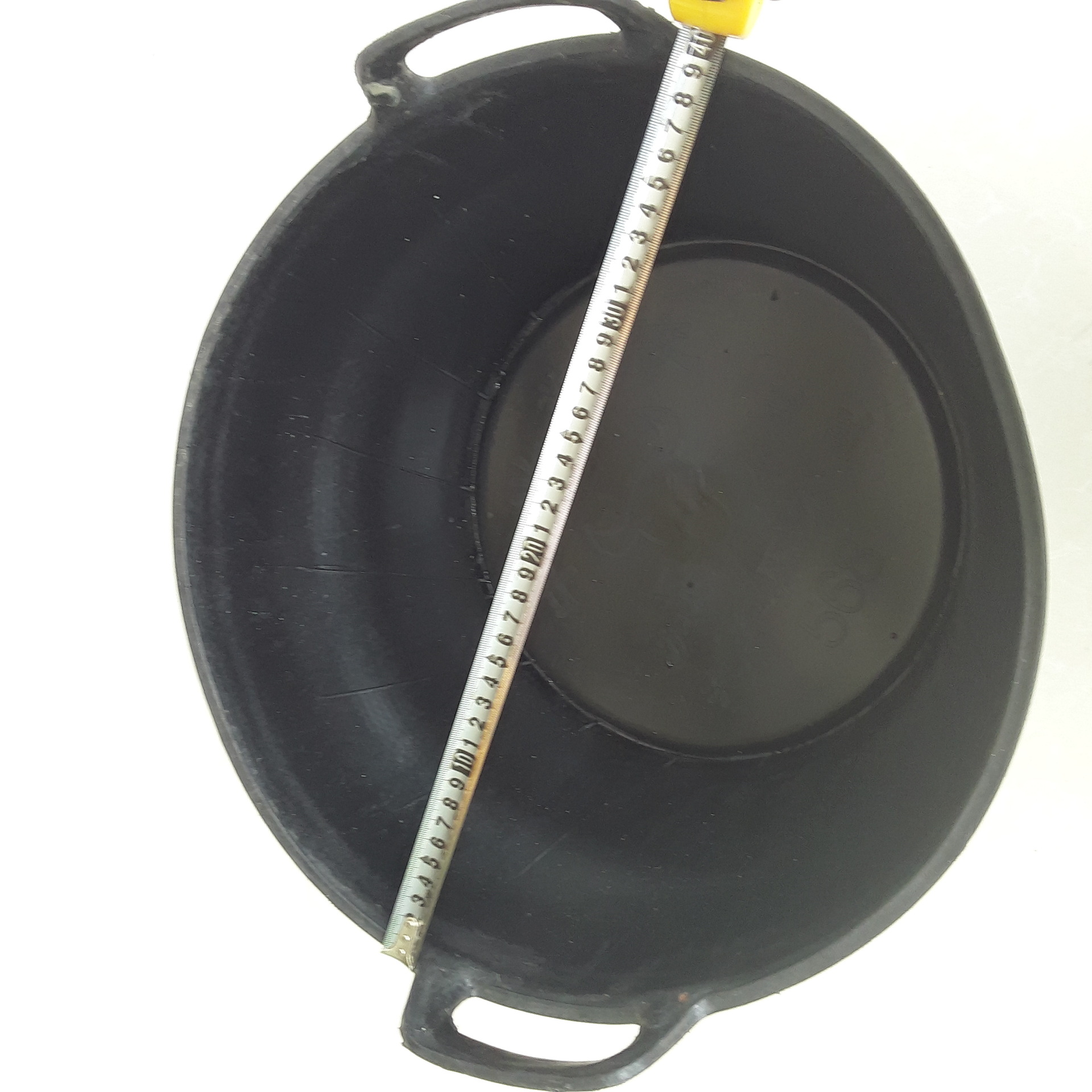 供应建筑灰桶橡胶桶泥盆汽车压不破牛头牌加厚568黑盆