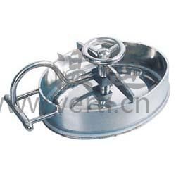 304不锈钢压力人孔盖圆形耐压人孔门反应釜罐用观察高压人孔