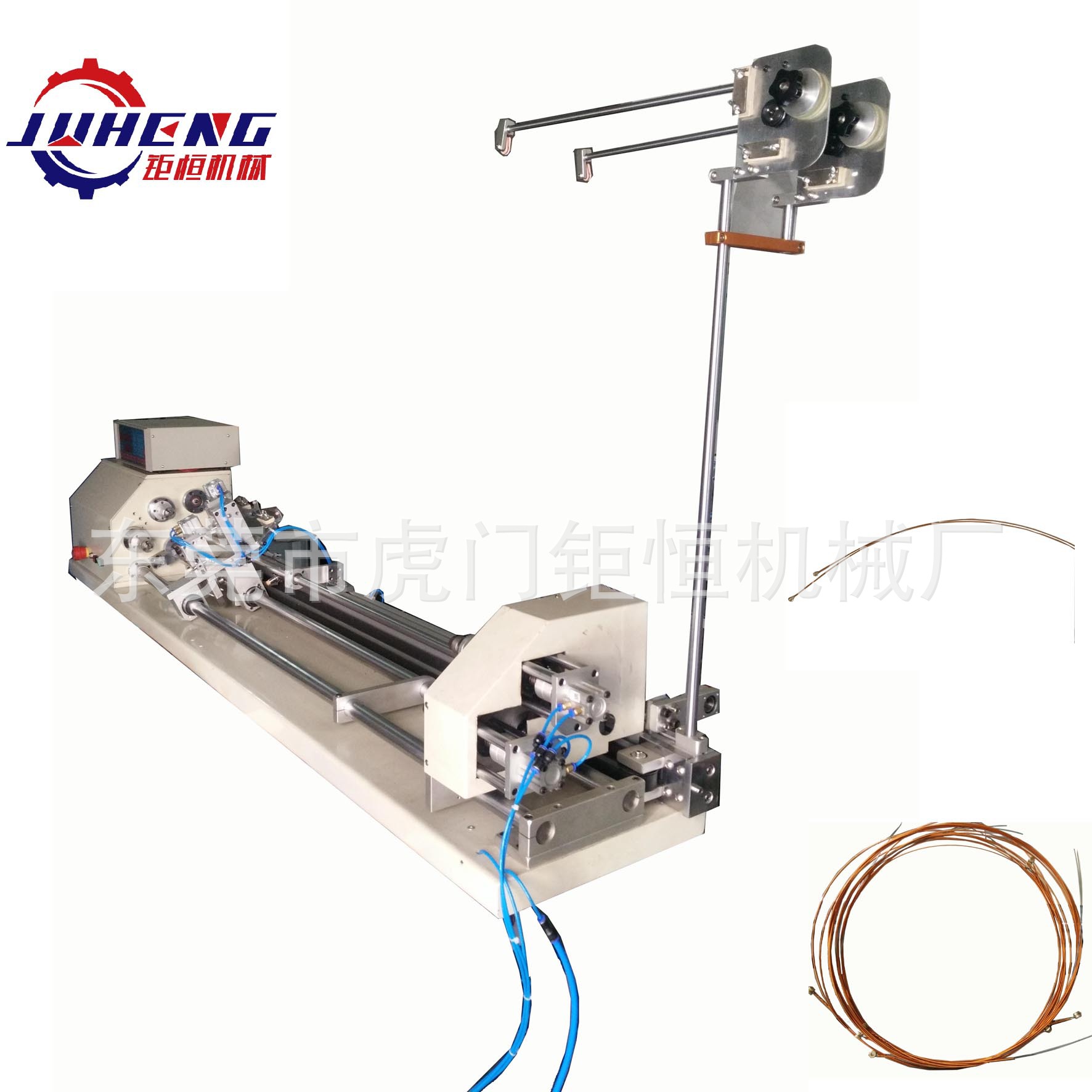 精密双轴长尾座罗氏线圈绕线机琴弦线圈螺旋型绕线机