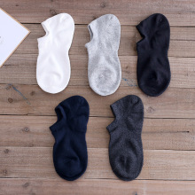 无印日系男士合脚直角运动船袜良品日本精梳棉隐形素纯色袜子吸汗