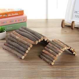 特大号木质仓鼠乌龟爬行凉亭造景躲避屋宠物用品