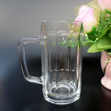 廠家批發高檔啤酒玻璃杯禮品450ml把手玻璃啤酒杯400ml酒吧啤酒杯