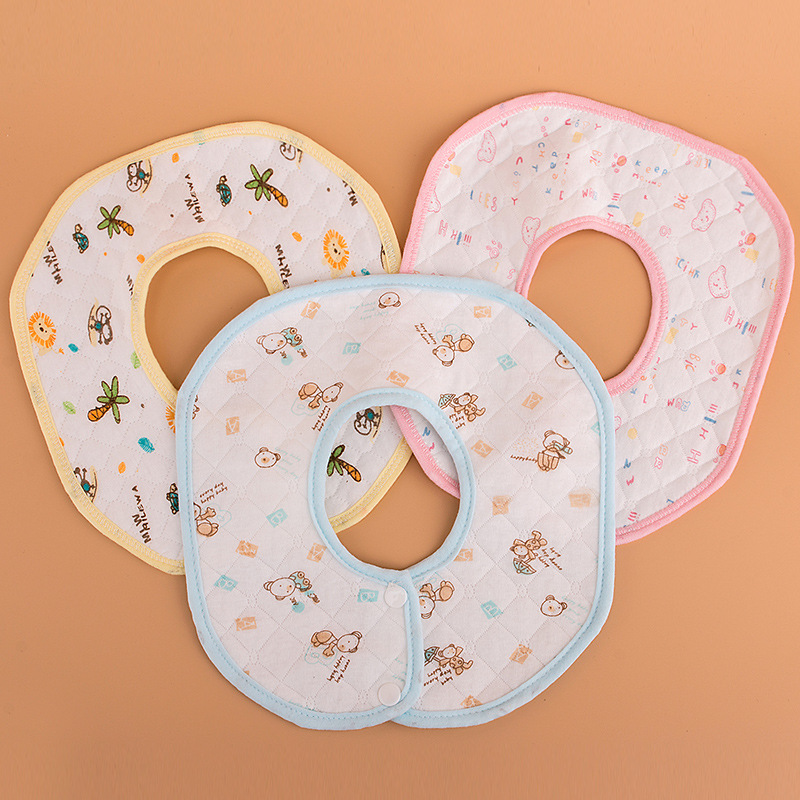 children's cotton eating bib for baby