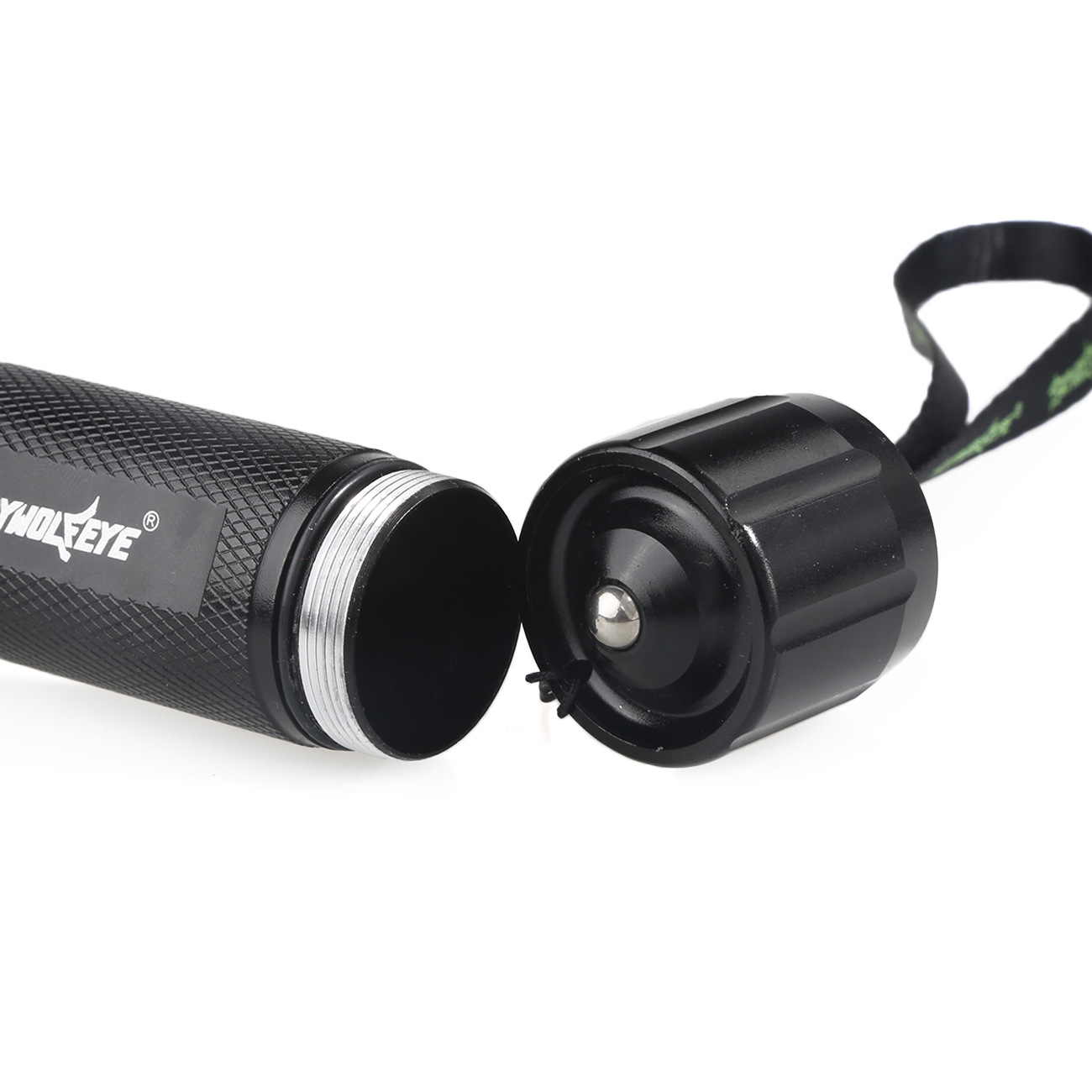 Skywolfeye zoom telescópico LED luz fuerte aleación de aluminio linterna T6 al aire libre iluminación de equitación linterna recargable