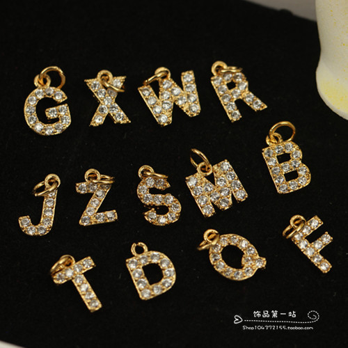 Copper accessories with letters