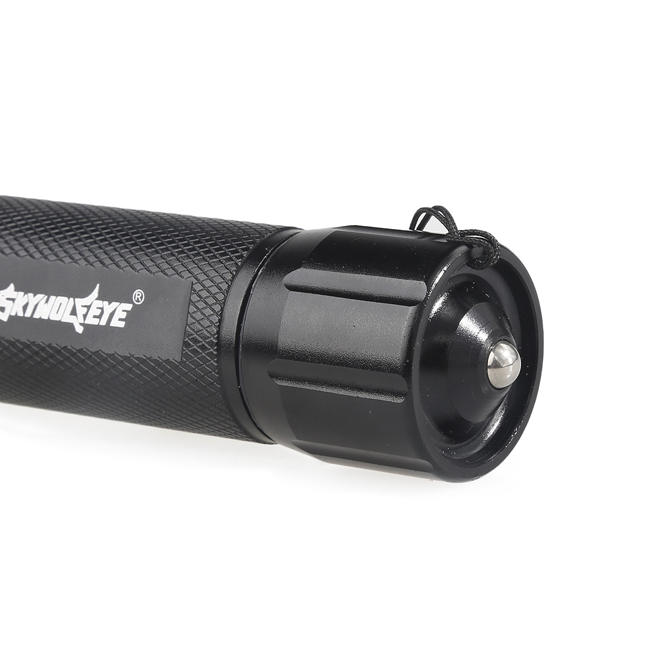 Skywolfeye zoom telescópico LED luz fuerte aleación de aluminio linterna T6 al aire libre iluminación de equitación linterna recargable