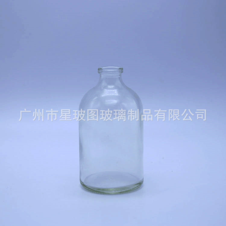 星玻图厂家钠钙玻璃瓶多工艺模具西林瓶迷你10ML透明卡口瓶许愿瓶