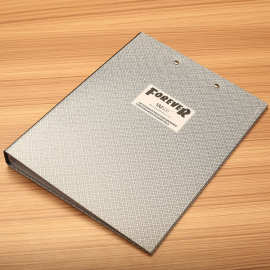 格纹文件夹 A4硬纸板长强力文件夹双夹加厚 资料夹办公用品