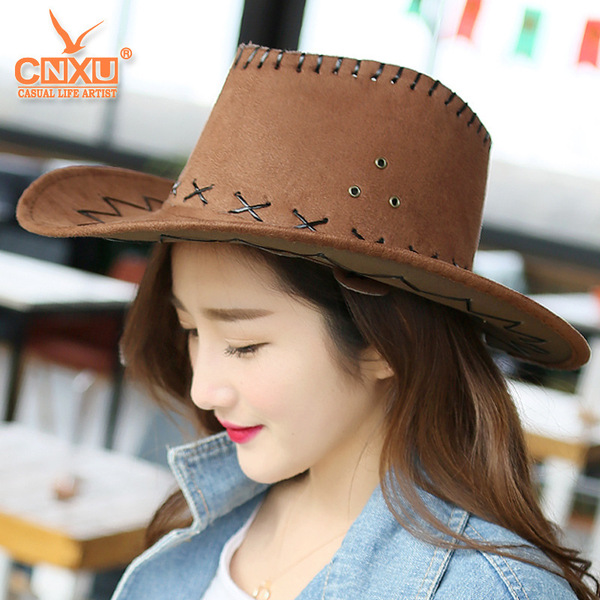 Denim women's universal hat for men and women