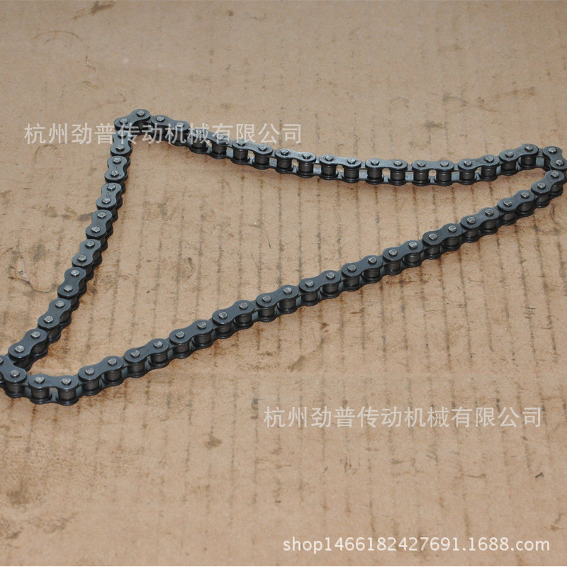 厂家批发链条片驱动链条04C/06C-1单排链条35小规格发蓝链条