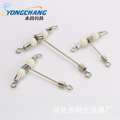 Fishing gear accessories 16 wholesale fishing gear new products sea fishing stainless steel luminous balance three-prong luminous balance