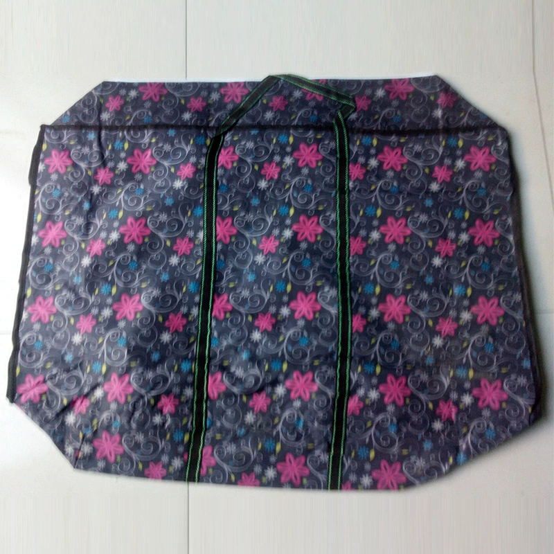 Оптовая портативная движущаяся сумка для багажа из ткани Оксфорд Высококачественная Внешняя торговля Водонепроницаемая тканая складная дорожная сумка для хранения