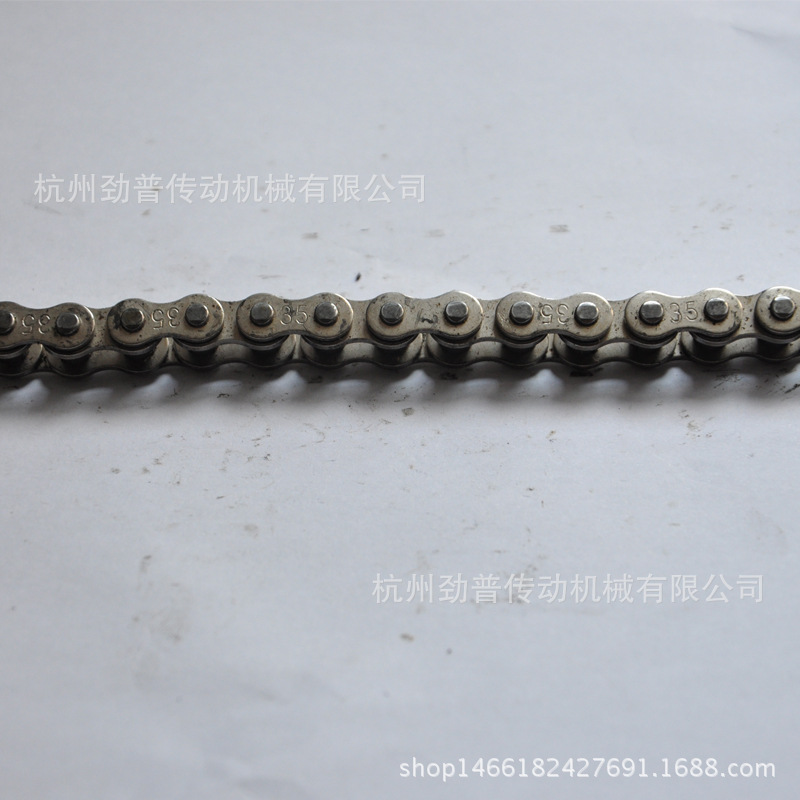 厂家批发04C/06C-1单排链条25/35小规格单排镀镍链条