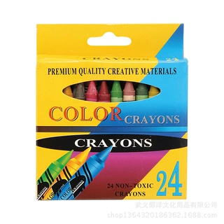 24色蜡笔 儿童画笔 环保蜡笔  蜡笔工厂  蜡笔批发 蜡笔
