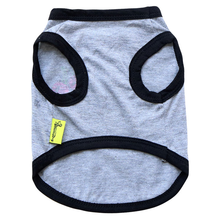 Ropa para perros mascotas suministros pequeño perro Teddy Bomei algodón feliz mono chaleco al por mayor primavera y el verano Nuevo